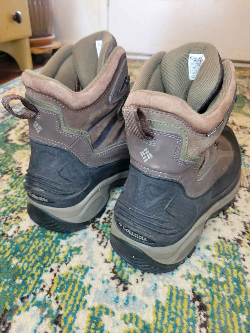 Columbia Bugaboot Brown Thinsulate 200G Hiking Winter‎ Snow Boots, Size Mens 13